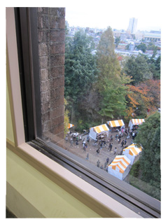 東大駒場時計台からの眺め