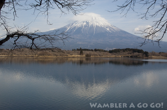 田貫湖からみた富士山