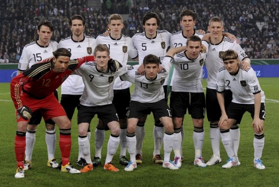 ドイツ代表集合写真vsオーストラリア国際親善試合