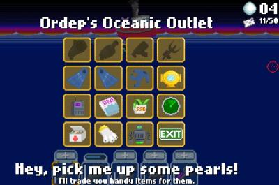 海底で真珠を集める探索シューティングゲーム★Pedro and the Pearls of Peril