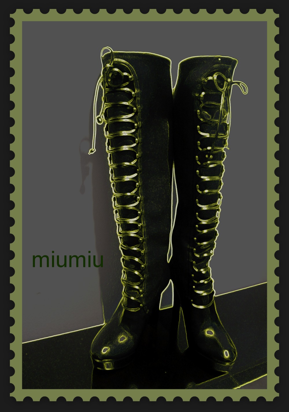 永松麗子のGlamourous Life MIUMIU Boots