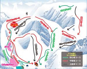 奥伊吹スキー場 ゲレンデマップ