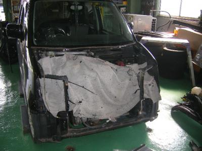 京丹後市･林自動車･ワゴンＲ･鈑金修理5