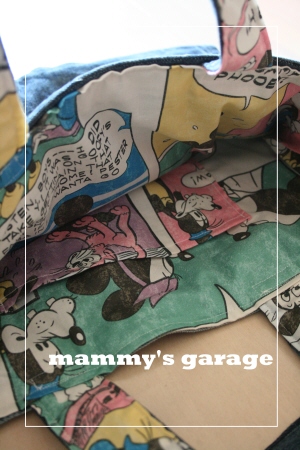 mammy's garageマタニティデニムリメイク☆バッグ