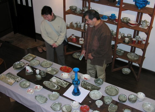 立石さんの作陶展に行ってきました。