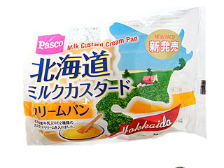 北海道ミルクカスタードクリームパン　敷島製パン