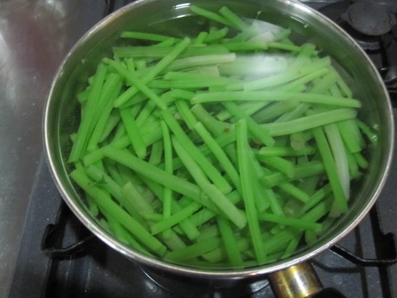山菜 ミズの炒め煮 高血圧を食事療法で治そう 減塩レシピ