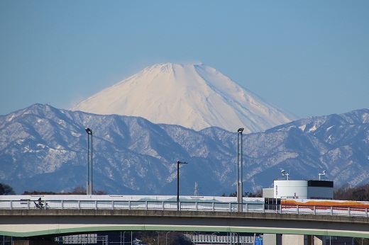 大雪５日目の富士山３