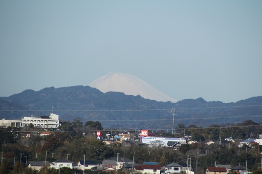 かんぽの宿「鴨川」からの富士山