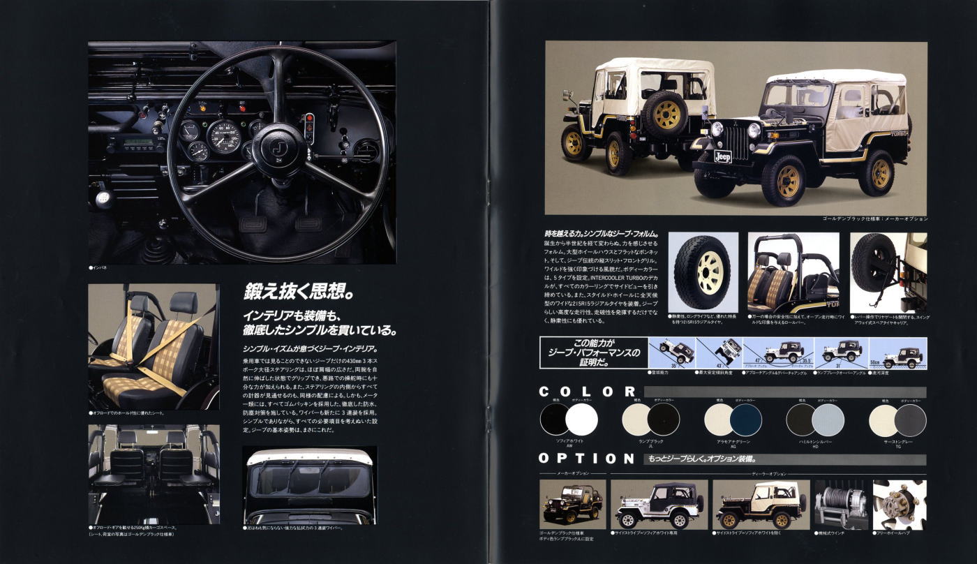 旧車 三菱 ジープ J55型 旧車カタログコレクション