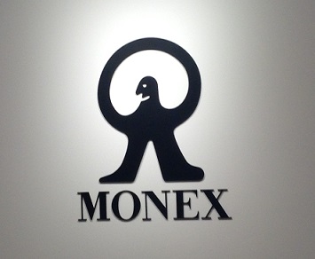 マネックス証券本社でのMONEXのマーク
