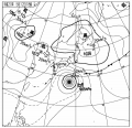 2008.5.12　18時地上天気図