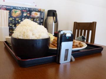 20111216_兵庫県姫路市_まんぷく処 どんぶり勘定 砥堀店 ごっついしょうが焼き定食 ご飯特盛02trs