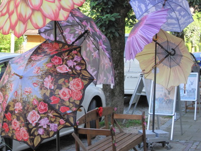 華やかな傘　in Mittenwald