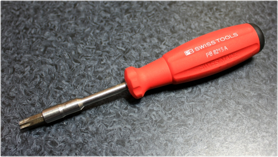PB SWISS TOOLS V10-398-T40 & T45 Socket wrench for Torx® screws 