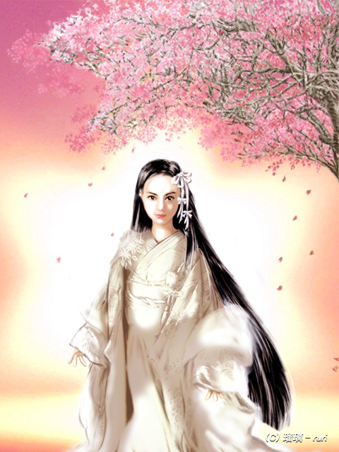 ♪瀬織津姫と桜吹雪１