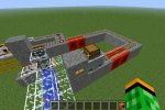 Minecraft－チェストトロッコによるアイテム運搬システム