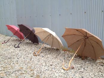 会津木綿の日傘